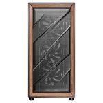 Antec FLUX SE Midi Tower Schwarz, Holz