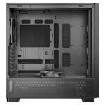 Antec FLUX SE Midi Tower Schwarz, Holz