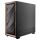 Antec FLUX SE Midi Tower Schwarz, Holz