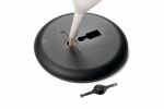 Durable 479923 Zeichenhalter und Informationsstand A3 Aluminium, Kunststoff, Stahl Silber