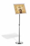 Durable 479923 Zeichenhalter und Informationsstand A3 Aluminium, Kunststoff, Stahl Silber