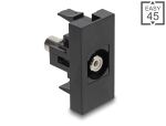 DELOCK Easy 45 Modul Cinch Buchse zu Cinch Buchse weiß / sch