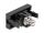 DELOCK Easy 45 Modul Cinch Buchse zu Cinch Buchse weiß / sch