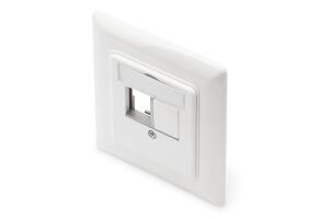 Digitus Frontplatte und Einbaurahmen für Multimedia / Keystone Module