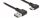 DeLOCK EASY-USB 2.0 Kabel Typ-A Stecker zu USB Type-C™ Stecker gewinkelt links / rechts 0,2 m schwarz