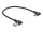 DeLOCK EASY-USB 2.0 Kabel Typ-A Stecker zu USB Type-C™ Stecker gewinkelt links / rechts 0,2 m schwarz