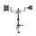 LogiLink BP0077 Flachbildschirm-Tischhalterung 68,6 cm (27") Tisch/Bank Schwarz, Edelstahl