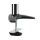 LogiLink BP0077 Flachbildschirm-Tischhalterung 68,6 cm (27") Tisch/Bank Schwarz, Edelstahl