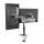 LogiLink BP0077 Flachbildschirm-Tischhalterung 68,6 cm (27") Tisch/Bank Schwarz, Edelstahl