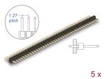 DELOCK Stiftleiste 40 Pin, Rastermaß 1,27 mm, 1-reihig 5 St.