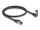 DeLOCK RJ45 Netzwerkkabel Cat.8.1 S/FTP 90° unten gewinkelt / gerade 0,5 m schwarz