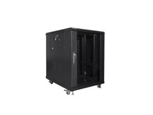 Lanberg FF01-6815-12B Rack 15U Freistehendes Gestell Schwarz