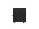 Lanberg FF01-6815-12B Rack 15U Freistehendes Gestell Schwarz