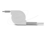 DeLOCK USB Type-C 3 in 1 Aufrollladekabel für Lightning / Micro USB / USB Type-C weiß