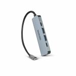 DICOTA D32060 laptop-dockingstation & portreplikator USB Typ-C Silber