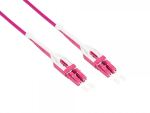 Alcasa LW-U803LC4 InfiniBand/Glasfaserkabel 3 m 2x LC Violett