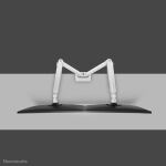 Neomounts DS70S-950WH2 Monitorarm 17-35" - Gasfeder - Topfix - 180°-Stopp