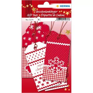 HERMA Weihnachten White Christmas