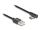 DeLOCK USB 2.0 Kabel Typ-A Stecker zu USB Type-C Stecker gewinkelt 0,5 m schwarz