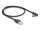 DeLOCK USB 2.0 Kabel Typ-A Stecker zu USB Type-C Stecker gewinkelt 0,5 m schwarz