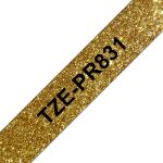Brother TZE-PR831 Etiketten erstellendes Band Schwarz auf...