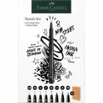 Faber-Castell 267102 Fineliner Multi Schwarz 8 Stück(e)