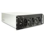 Inter-Tech 4F28 Rack Schwarz, Silber