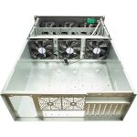 Inter-Tech 4F28 Rack Schwarz, Silber