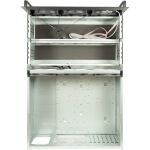 Inter-Tech 4F28 Rack Schwarz, Silber