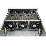 Inter-Tech 4F28 Rack Schwarz, Silber