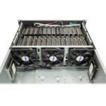 Inter-Tech 4F28 Rack Schwarz, Silber