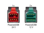 DELOCK PCIe Card Powered USB > 1x 24V + 2x 12V