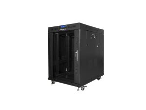 Lanberg FF01-6815-12BL Rack 15U Freistehendes Gestell Schwarz