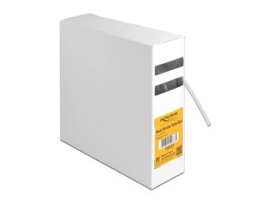 DELOCK Schrumpfschlauch Box, 15 m x 2,4 mm transparent