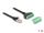 DeLOCK RJ45 Kabel Cat.6 Stecker zu Terminalblock Adapter 1 m 2-teilig