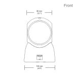 Honeywell Metrologic MS7120 Orbit 1D Grau