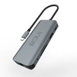 Inca ITPC-10TX Schnittstellen-Hub USB Typ-C 5000 Mbit/s Grau