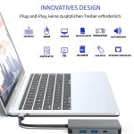 Inca ITPC-10TX Schnittstellen-Hub USB Typ-C 5000 Mbit/s Grau