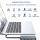 Inca ITPC-10TX Schnittstellen-Hub USB Typ-C 5000 Mbit/s Grau