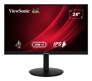 Viewsonic VG Series VG2409-MHDU-2 Computerbildschirm 60,5 cm (23.8") 1920 x 1080 Pixel Full HD LED Schwarz