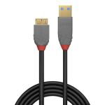 Lindy 36765 USB Kabel USB 3.2 Gen 1 (3.1 Gen 1) 0,5 m USB A Micro-USB B 5 Gbit/s Schwarz