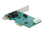 PCI Expr Card Delock 1x D-Sub9 ext +LowProfile