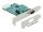 PCI Expr Card Delock 1x D-Sub9 ext +LowProfile
