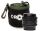 C-Rope CRP-LNB-XS-BLK-2 Kameraobjektivhülle/-abdeckung Schwarz, Grün Fleece, Neopren Beuteltasche