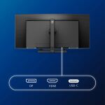 Philips E Line 346E2CUAE/00 Computerbildschirm 86,4 cm (34") 3440 x 1440 Pixel Wide Quad HD+ LCD Schwarz