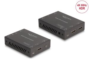 DELOCK HDMI KVM Extender Set über Cat.6 Kabel 4K 60 Hz 70 m