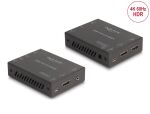 DELOCK HDMI KVM Extender Set über Cat.6 Kabel 4K 60...