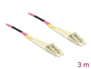 DELOCK LWL Patchkabel LC -> LC 3.00m Multimode Duplex OM4