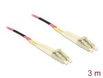 DELOCK LWL Patchkabel LC -> LC 3.00m Multimode Duplex OM4