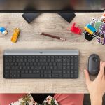 Logitech 920-009204 Tastatur Maus enthalten Universal RF Wireless QWERTY US International Graphit